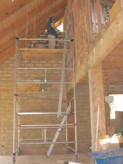 cecilia on scaffold