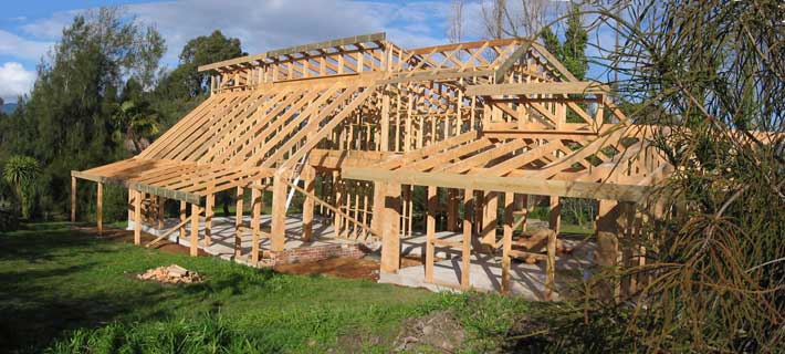 post and beam frame