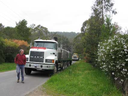 mudbricks arrive